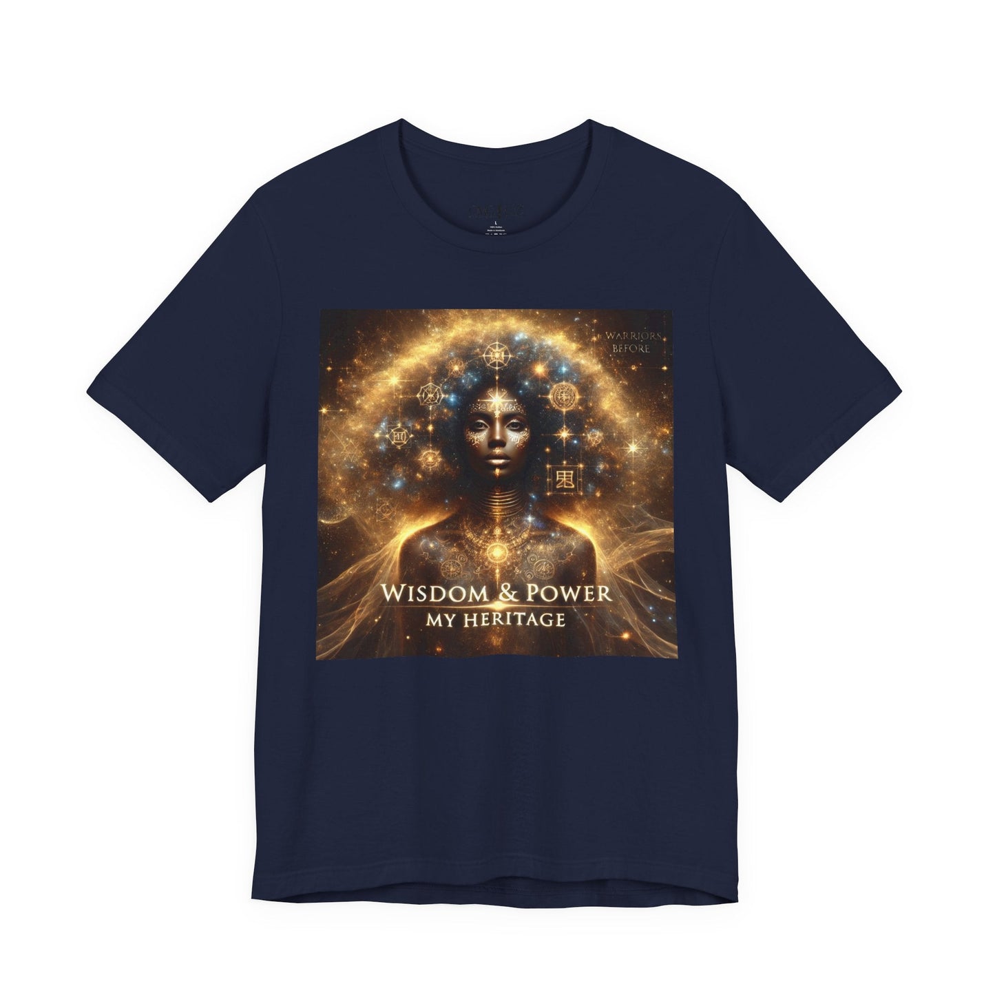 Wisdom & Power – Warrior’s Before Signature Tee | Goddess Frequency Collection - OMG! Rose