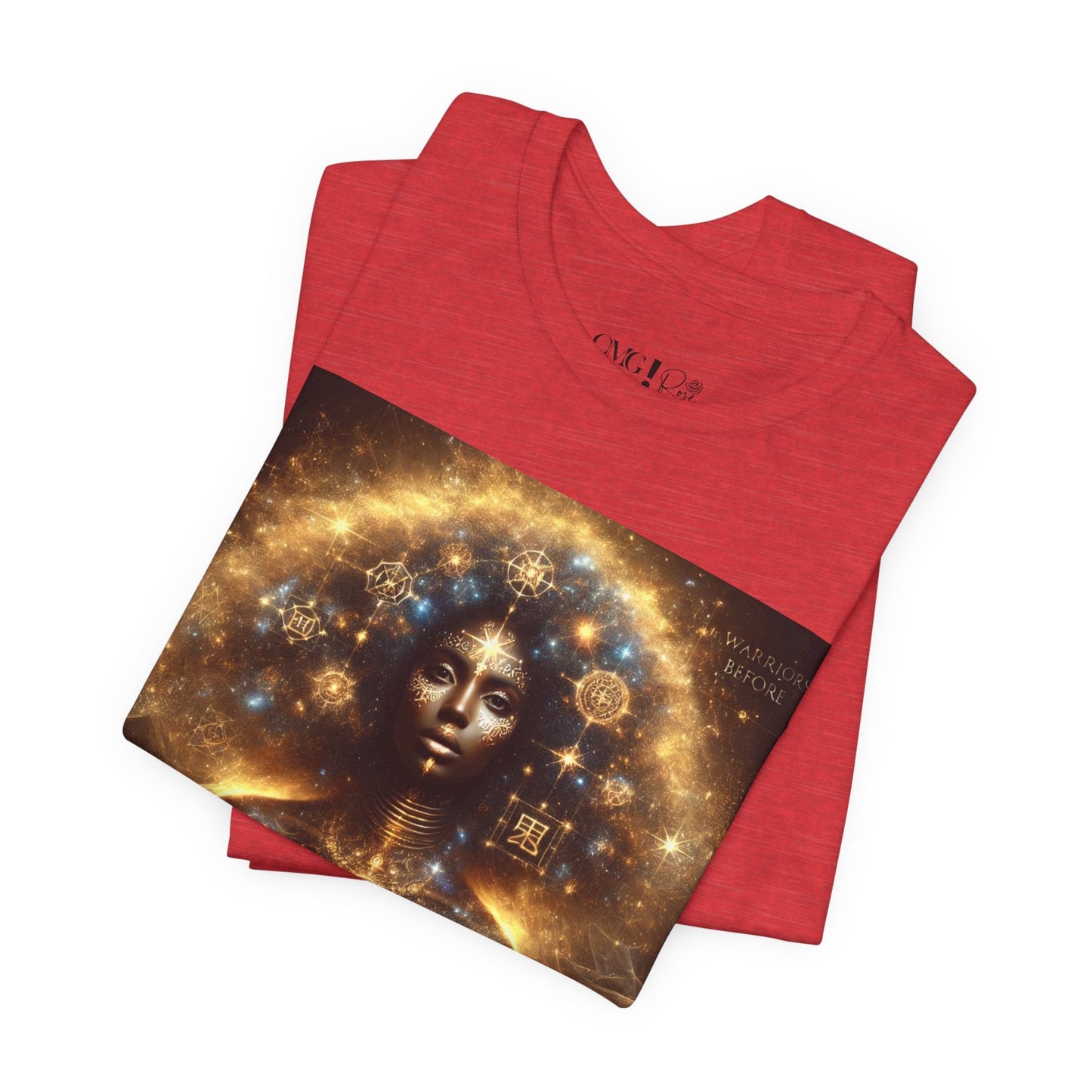 Wisdom & Power – Warrior’s Before Signature Tee | Goddess Frequency Collection - OMG! Rose