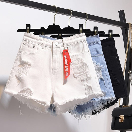 Women's Urban Frayed Hem Denim Shorts - OMG! Rose