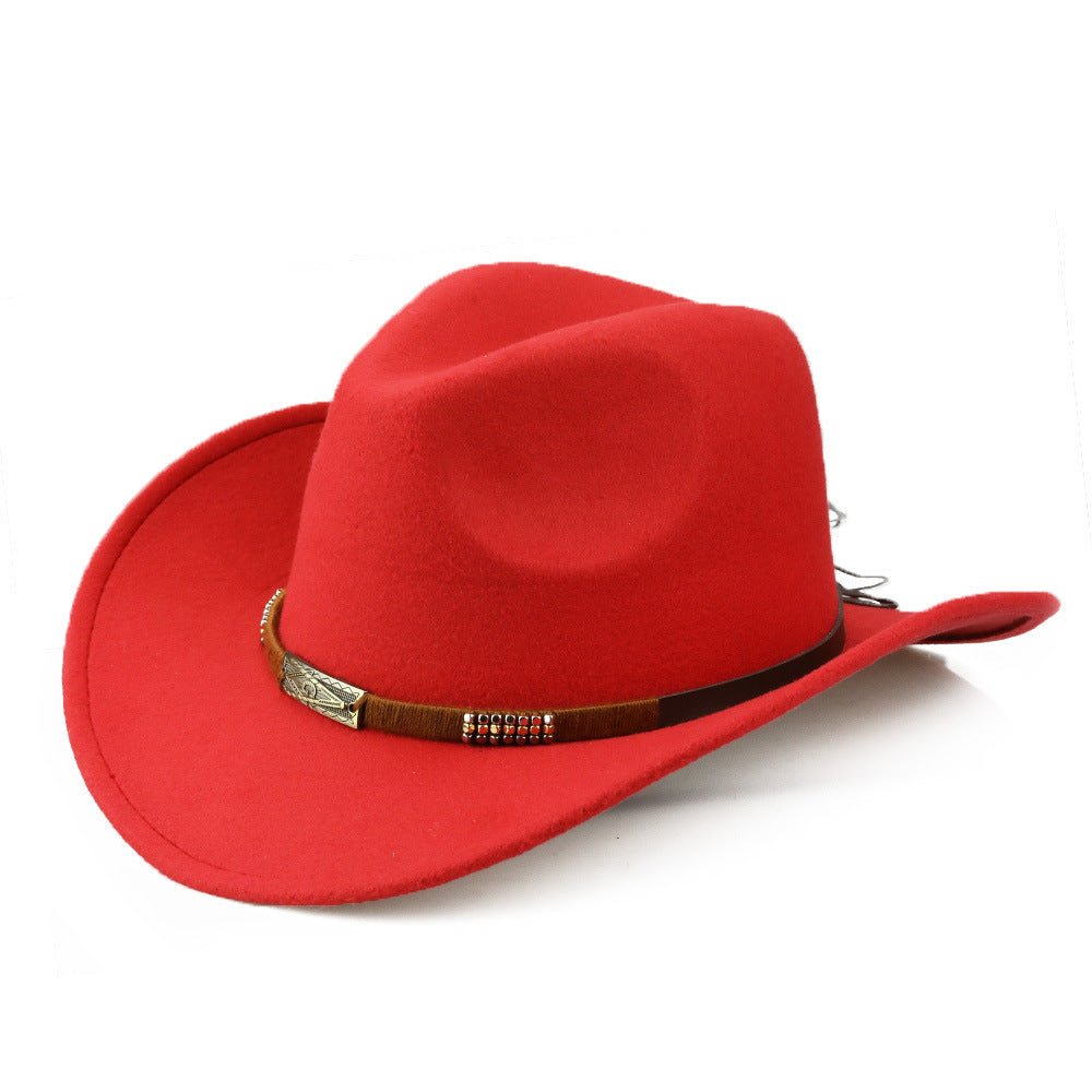 Woolen Cowboy Hat - OMG! Rose