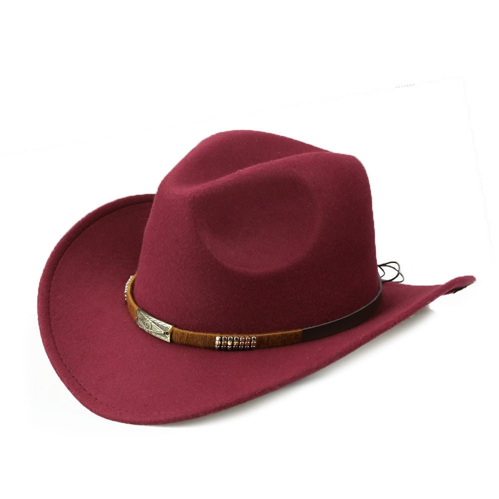 Woolen Cowboy Hat - OMG! Rose